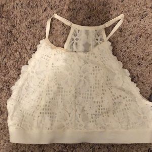 White bralette